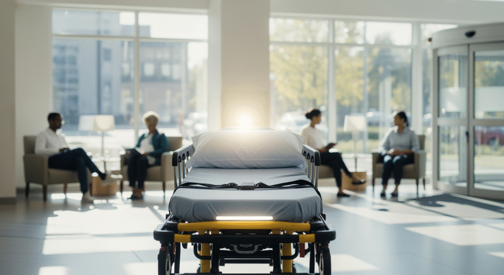 Forward-Facing Stretcher Transport: Why Orientation Matters on Long Trips (Comfort, Nausea, and Safety)