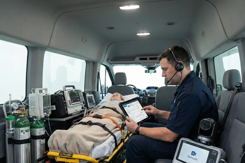 Maintaining Care Continuity for Non-Ambulatory Patients During Long-Distance Transports