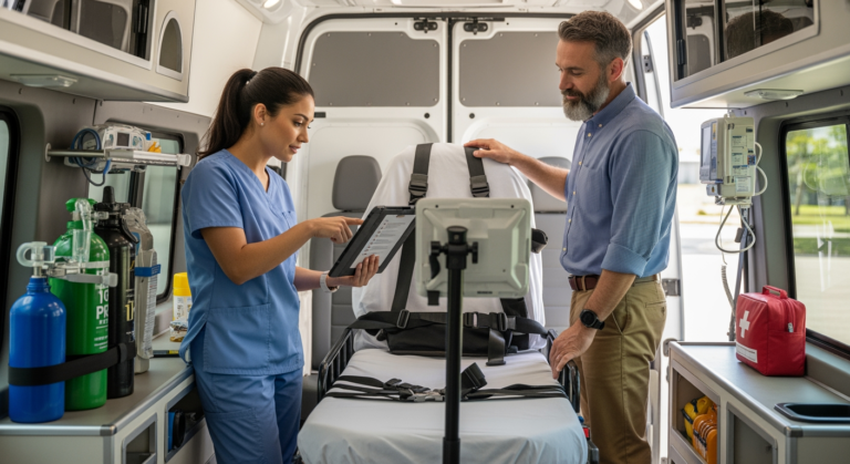 Featured image for Medical Rideshare vs Dedicated Long-Distance Non-Emergency Medical Patient Transportation: What’s the Difference for Stretcher Patients?