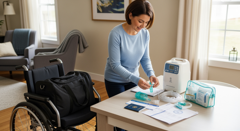 Featured image for Oxygen on Long Trips: FAQ for Non-Emergency Long-Distance Medical Patient Transportation (What’s Planned vs What’s Not)