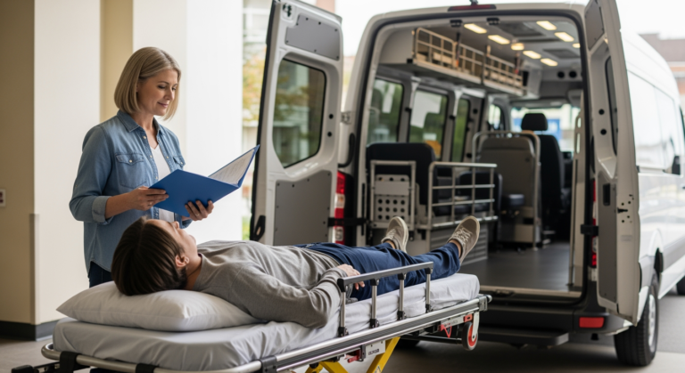 Featured image for How Does Hospital Discharge Transportation Across State Lines Work?